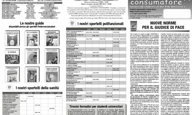 Cittadino Consumatore num. 23 (lug.-ago. 2009)